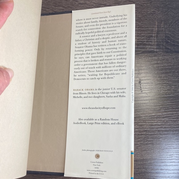 Barack Obama The Audacity of Hope: Thoughts on Reclaiming the American Dream - Picture 7 of 7